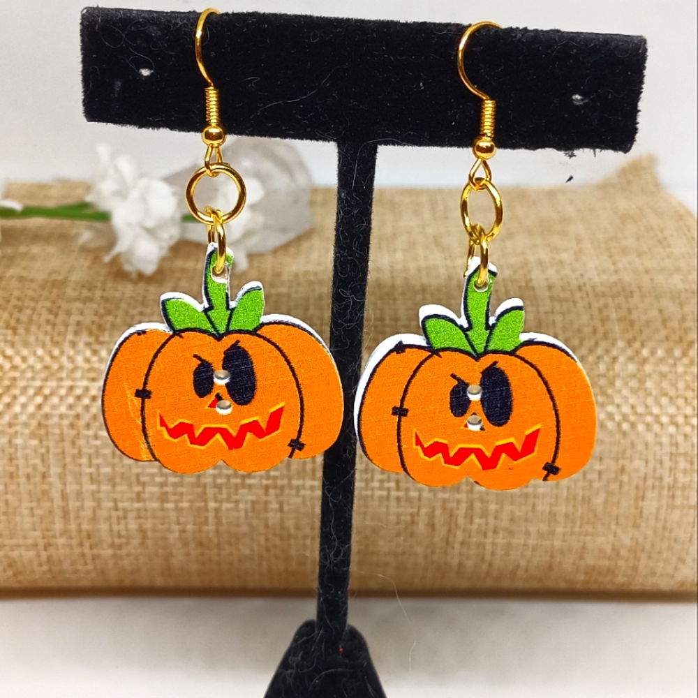 Pumpkin earrings